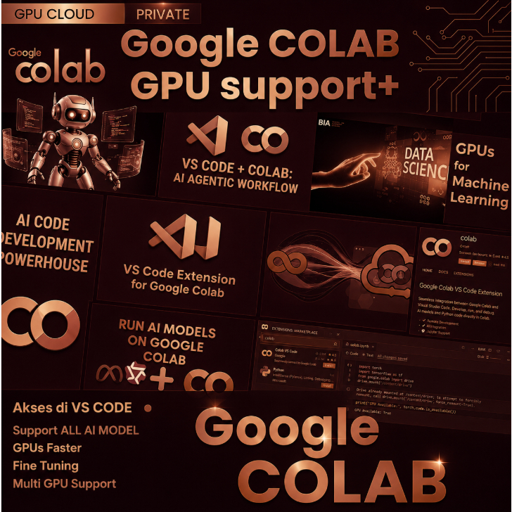 Jual Cloud GPU Workstation - Google Colab Support (AI Modeling & VS ...