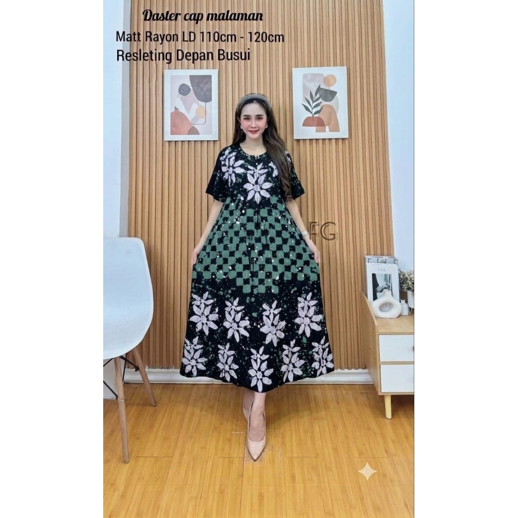 Daster Standar Twill Rayon Super Lengan 4