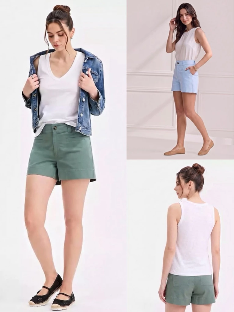 Celana Chinos Pendek Wanita ONT Women Short Chino Pants - 2965