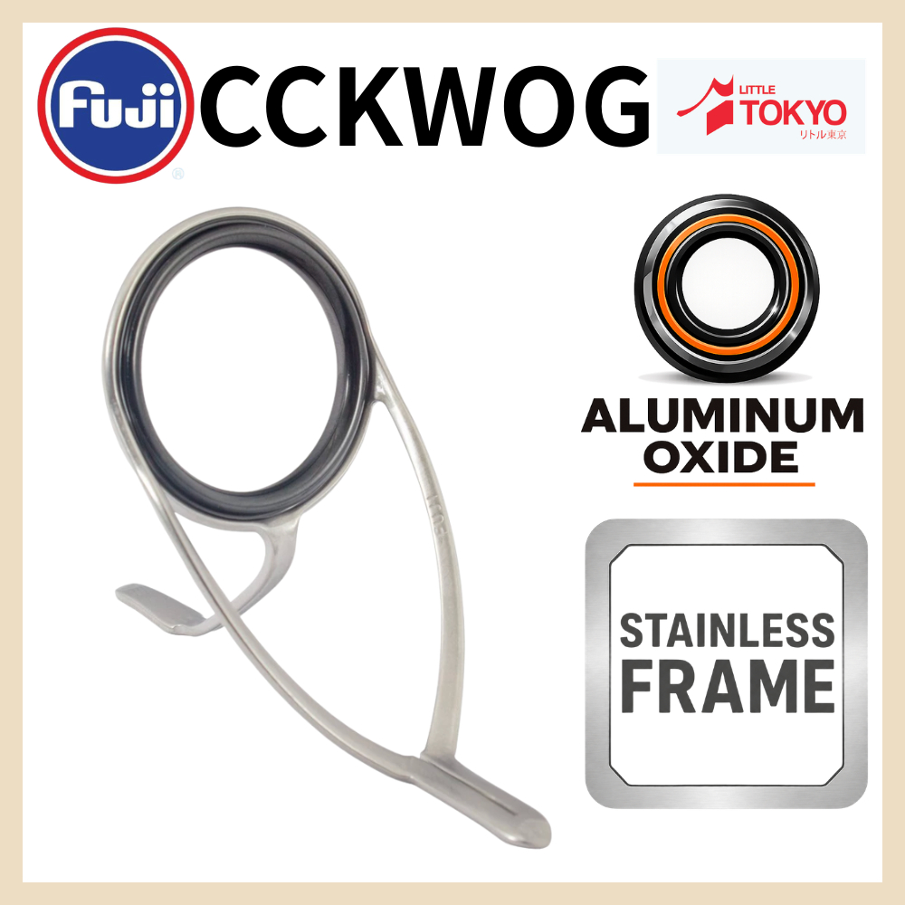 GUIDE FUJI O RING K-SERIES CCKWOG (Color FROSTED SILVER) Stainless Ring Alumunium Oksida
