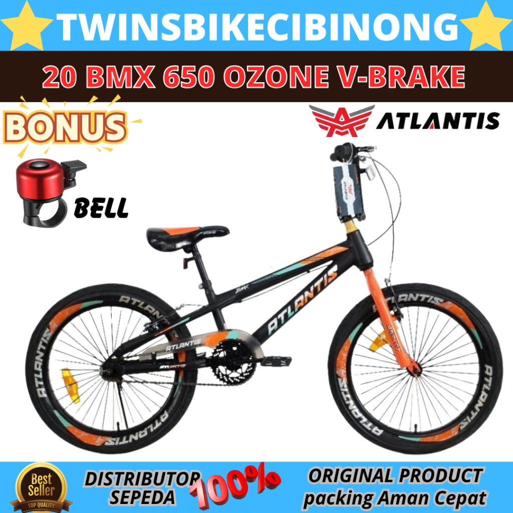 Jual Sepeda BMX 20 NEW 650 N ROVY DISC BRAKE ATLANTIS ORIGINAL | Shopee ...