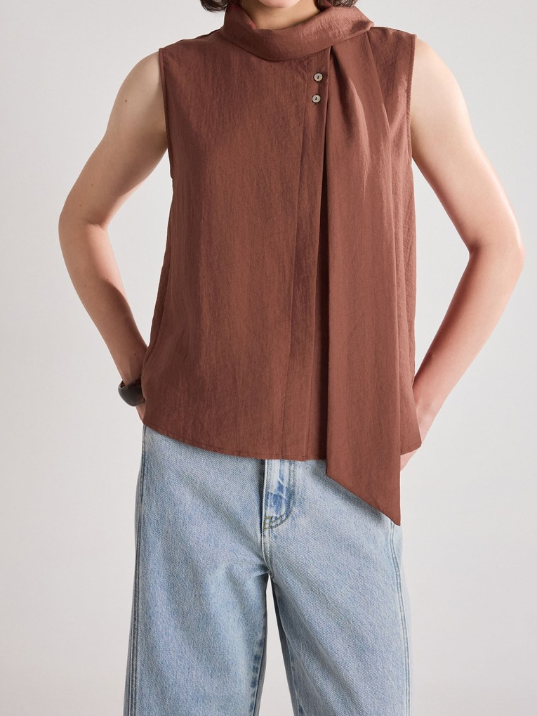 Jual Love Bonito - Atasan Wanita - Crinkled Multi-way Top - Rust ...
