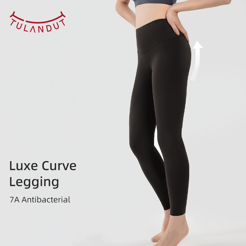 TULANDUT Luxe Curve Legging Wanita 7/8 High Waist Slimming Celana Leging Tebal Sport Premium Elastis Nyaman Anti Menerawang 64173