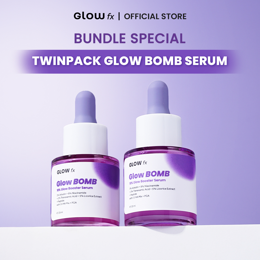GLOW fx BEAUTY Twin Pack Glow Bomb Serum 20mL x 2 Pcs