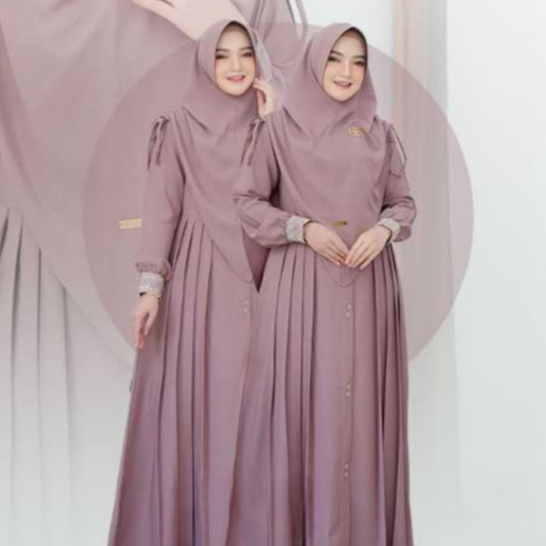 Tampil Anggun dan Nyaman dengan Gamis Set Hijab Mawwadah Syar'i Premium