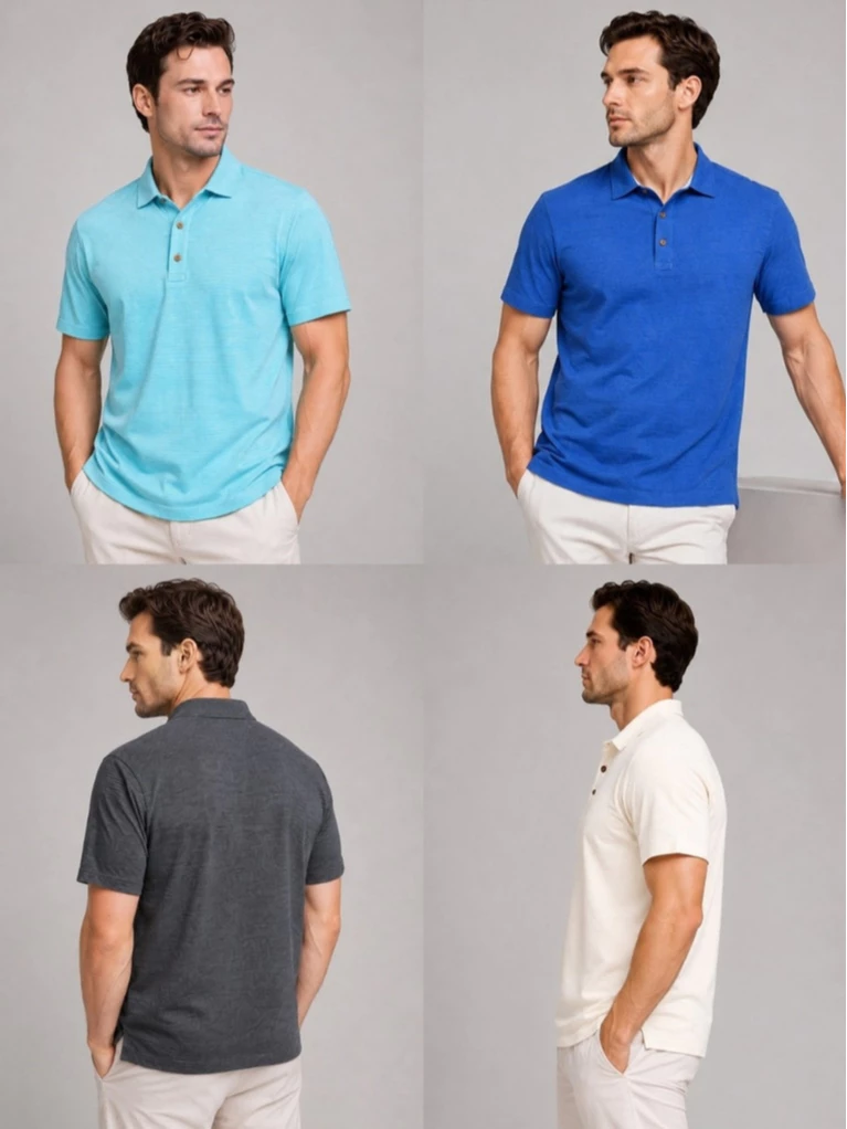 Kaos Polo Pria RB Men's Polo Shirt - 3217