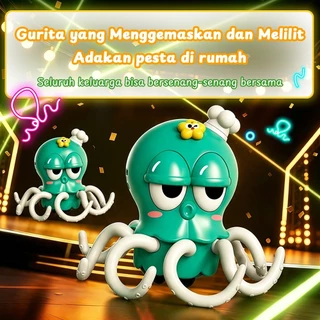 Tatajoy Mainan Ubur Ubur Bergerak Mainan Gurita Menari Robot Gurita Joget Mainan Cumi Cumi Menari Mainan Edukasi anak