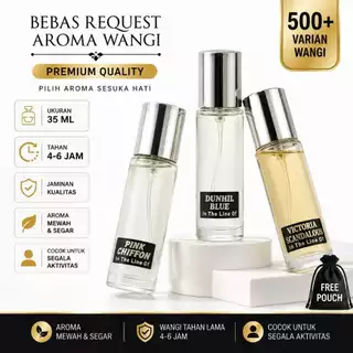 Parfum Refill Unisex 30ml - Wangi Tahan Lama, Bebas Pilih Aroma, Cocok untuk Pria & Wanita