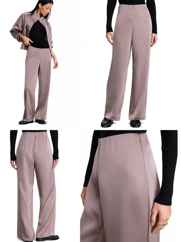 Celana Wanita LF Versa Satin Straight Pants - 3175
