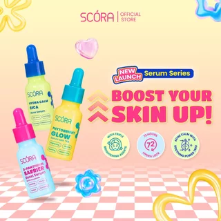 Scora Serum Series 20ml | Serum Mencerahkan Skin Barrier Acne Berjerawat Whitening Alpha Arbutin Tranexamic Acid Panthenol Melembabkan Kulit Kering Kulit Berminyak Sensitive calming Centella Asiatica CICA