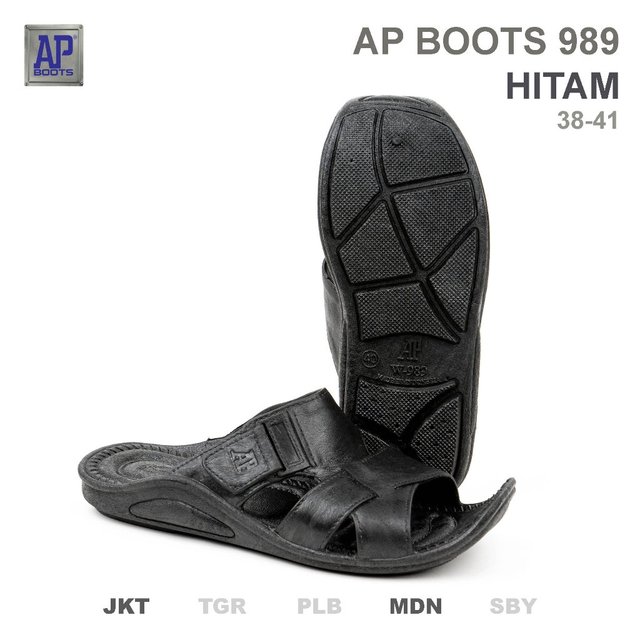 AP Boots 989 Wide Strap Slide