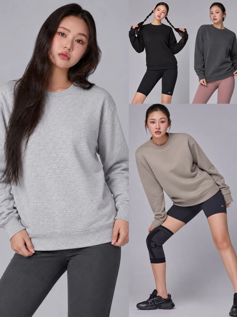 Sweater Wanita STL Forte Basic Sweatshirt - 3332