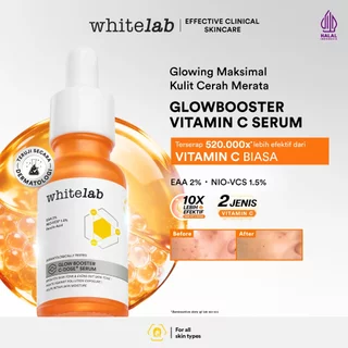 Whitelab Serum Vitamin C Glow Booster - Antioksidan Tinggi untuk Kulit Cerah dan Glowing C-Dose+ dengan NIO-VCS