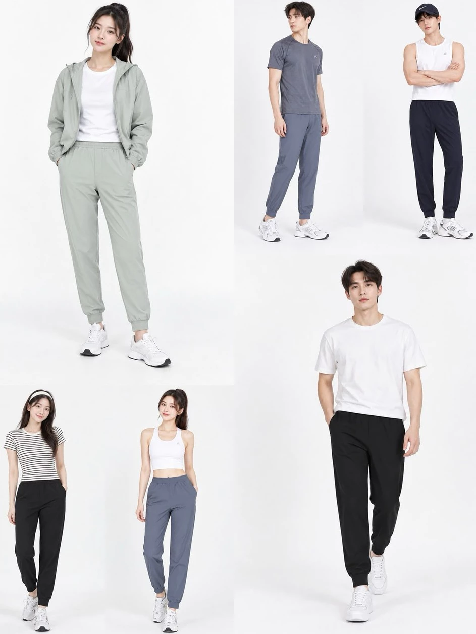 Celana Jogger Cewe Cowo PLH Alaska Elastic Jogger Unisex Pants - 3345