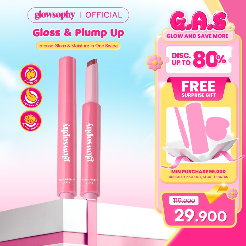 Jual [SURPRISE GIFT] Glowsophy Color Crush Juicy Tinted Lip Balm 2g ...