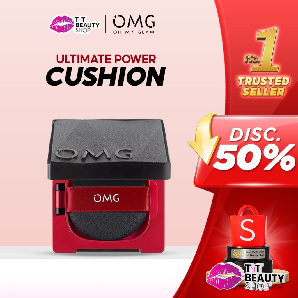 Jual OMG OH MY GLAM Ultimatte Power Cushion MATTE 11g Tahan 12 Jam ...