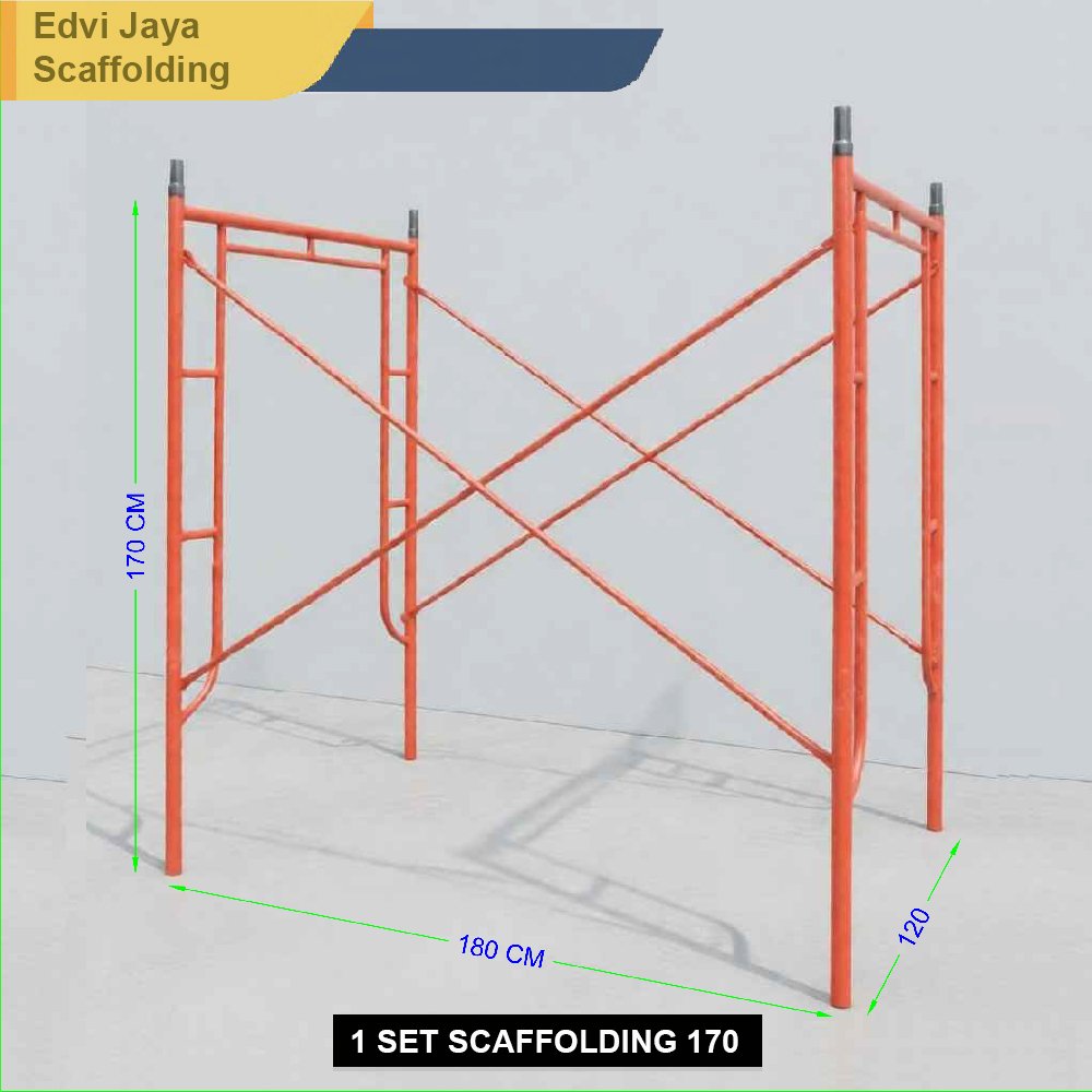Jual Steger / Scaffolding 1 Set Main Frame 170 cm | Shopee Indonesia