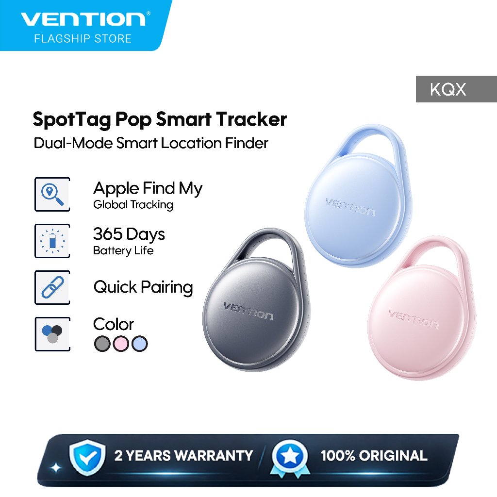 Jual Vention Wireless Smart Device Tracker SpotTag Pop Dual-Mode Alarm ...