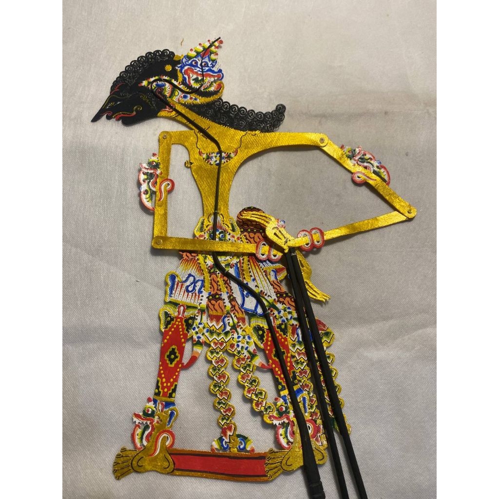 Jual wayang kulit abimanyu rapek/wayang kulit asli/dagel | Shopee Indonesia