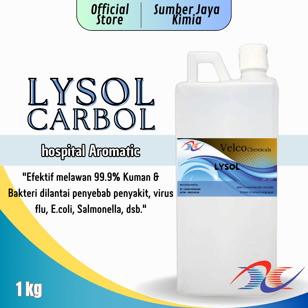 Jual VELCO Lisol/ Lizol Disinfectant 1kg Antibacterial Cairan Obat ...
