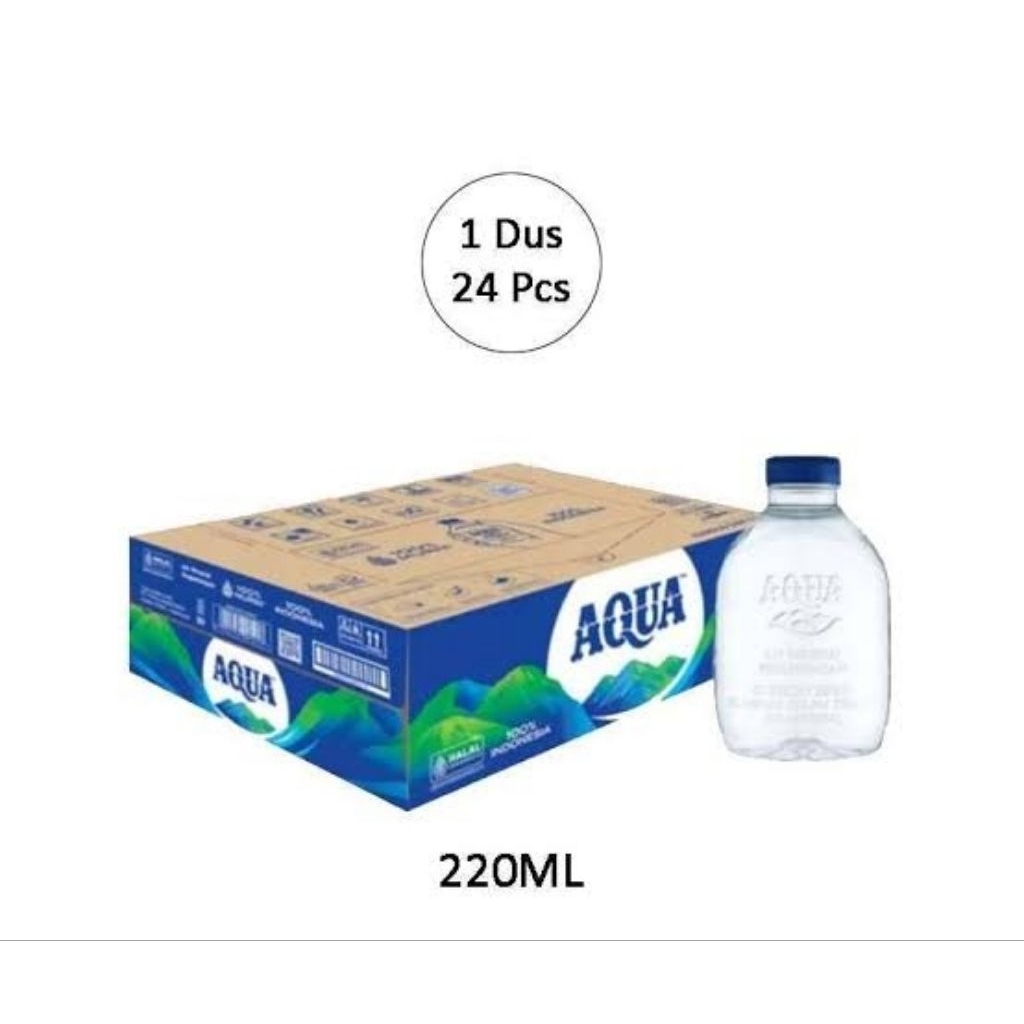 Jual Aqua Botol 220 Ml Terlengkap & Harga Terbaru Mei 2026 | Shopee ...