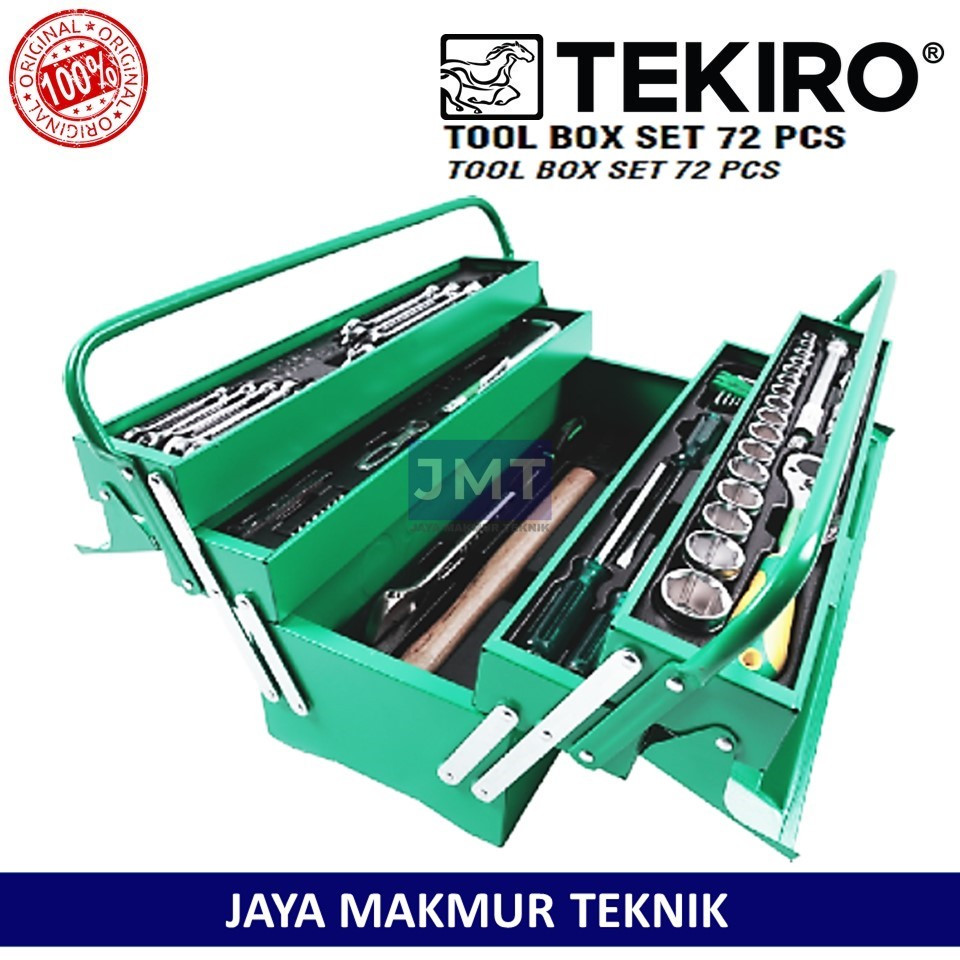 Jual TEKIRO Tool Box Set 72 Pcs Tool Box Tekiro 72Pcs Original Tekiro ...
