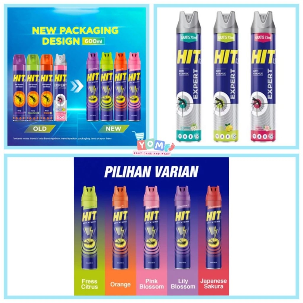 Jual HIT EXPERT AEROSOL LILY BLOSSOM, BLOOMING TEA, FRESH CITRUS, SWEET ...