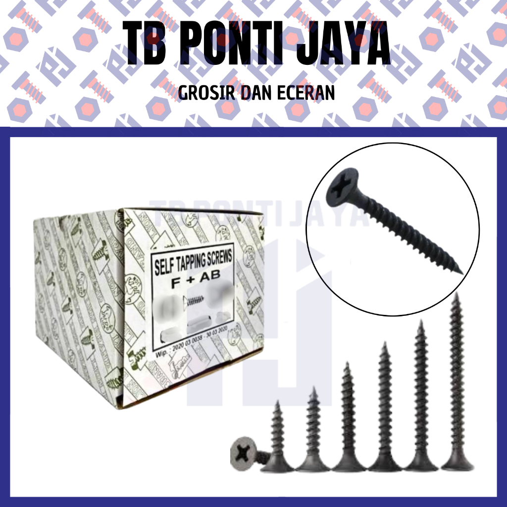 Jual Skrup Gypsum 6 x 1