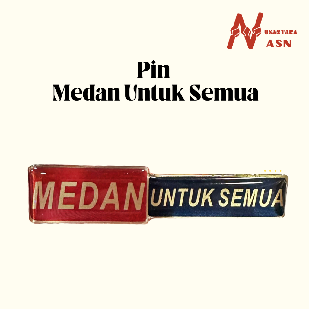 Jual Lencana Pin MEDAN UNTUK SEMUA | Shopee Indonesia