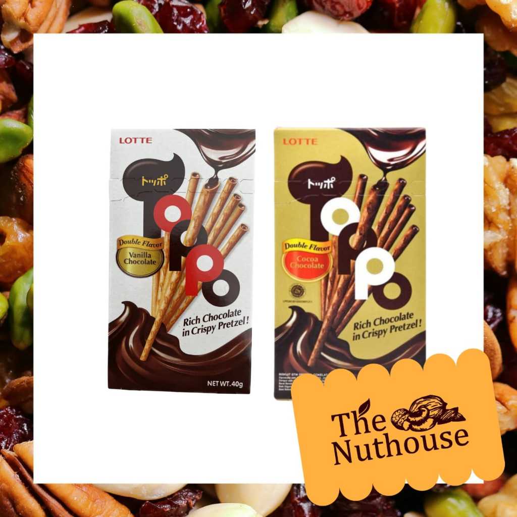 Jual Toppo Vanilla / Double Chocolate Box 40gr [Lotte Cocoa Chocolate ...