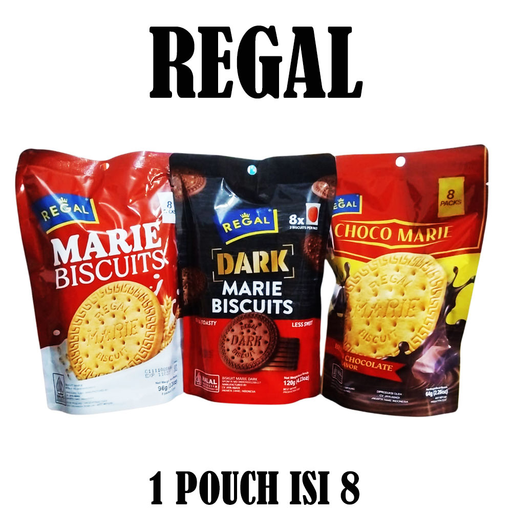 Jual REGAL POUCH MARIE BISCUITS / CHOCO MARIE / DARK | Shopee Indonesia