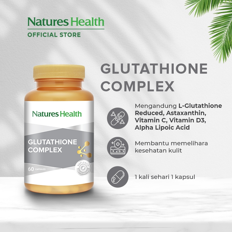 glutathione complex natures health Jual Natures Health Glutathione Complex - 60 Capsules