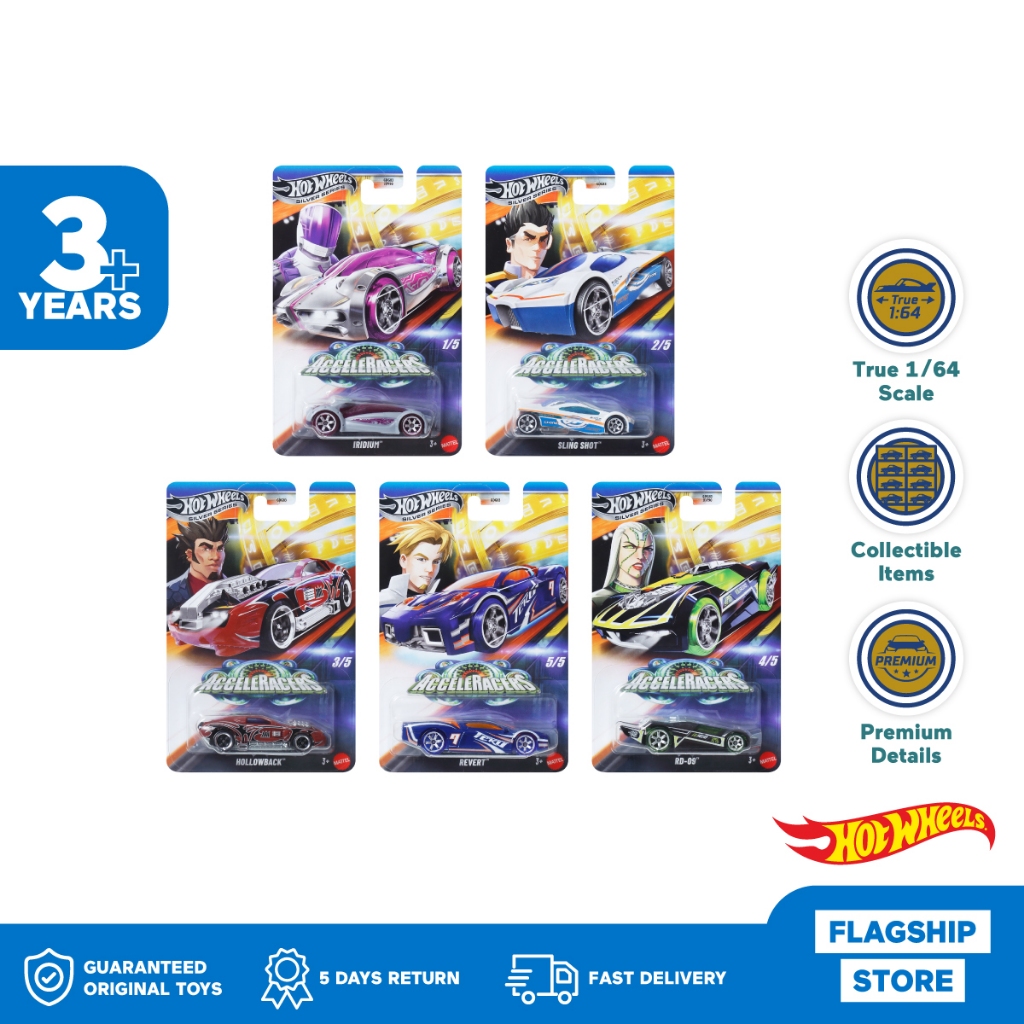 Jual Hot Wheels 2025 Silver Series AcceleRacers | Shopee Indonesia