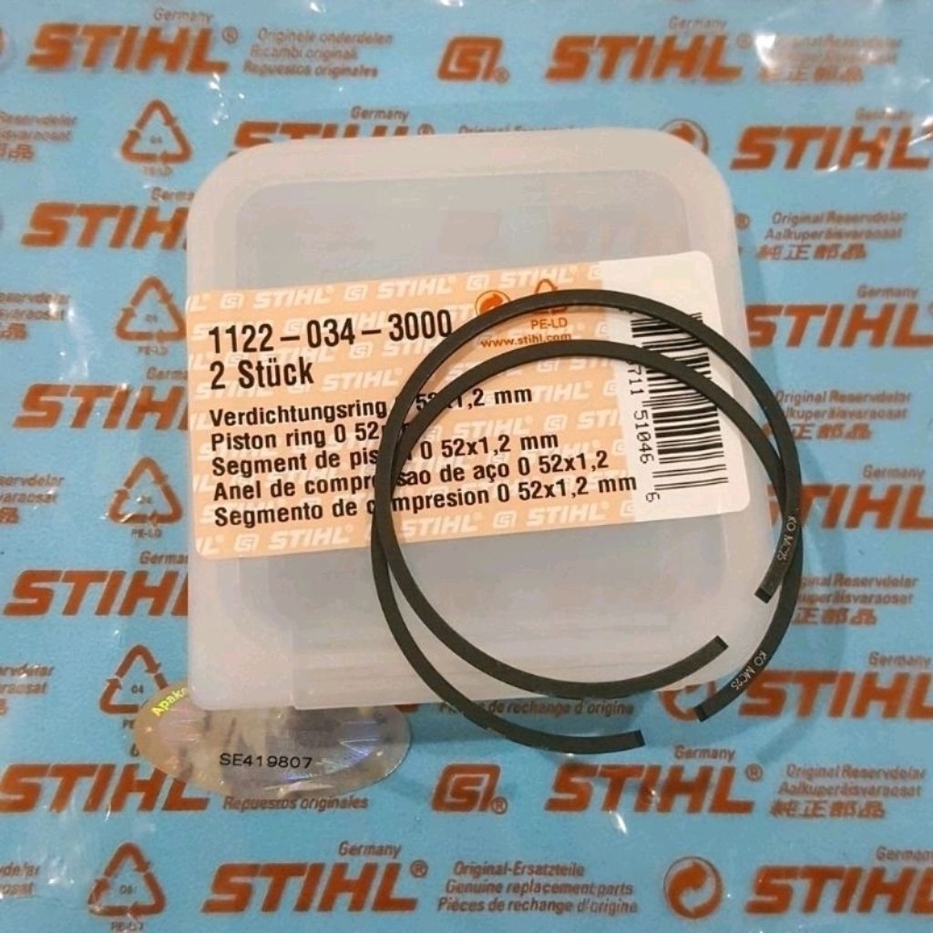 Kolbenring 66mm x 1,5mm passend für Stihl 070 090 AV 070AV 090AV piston ring
