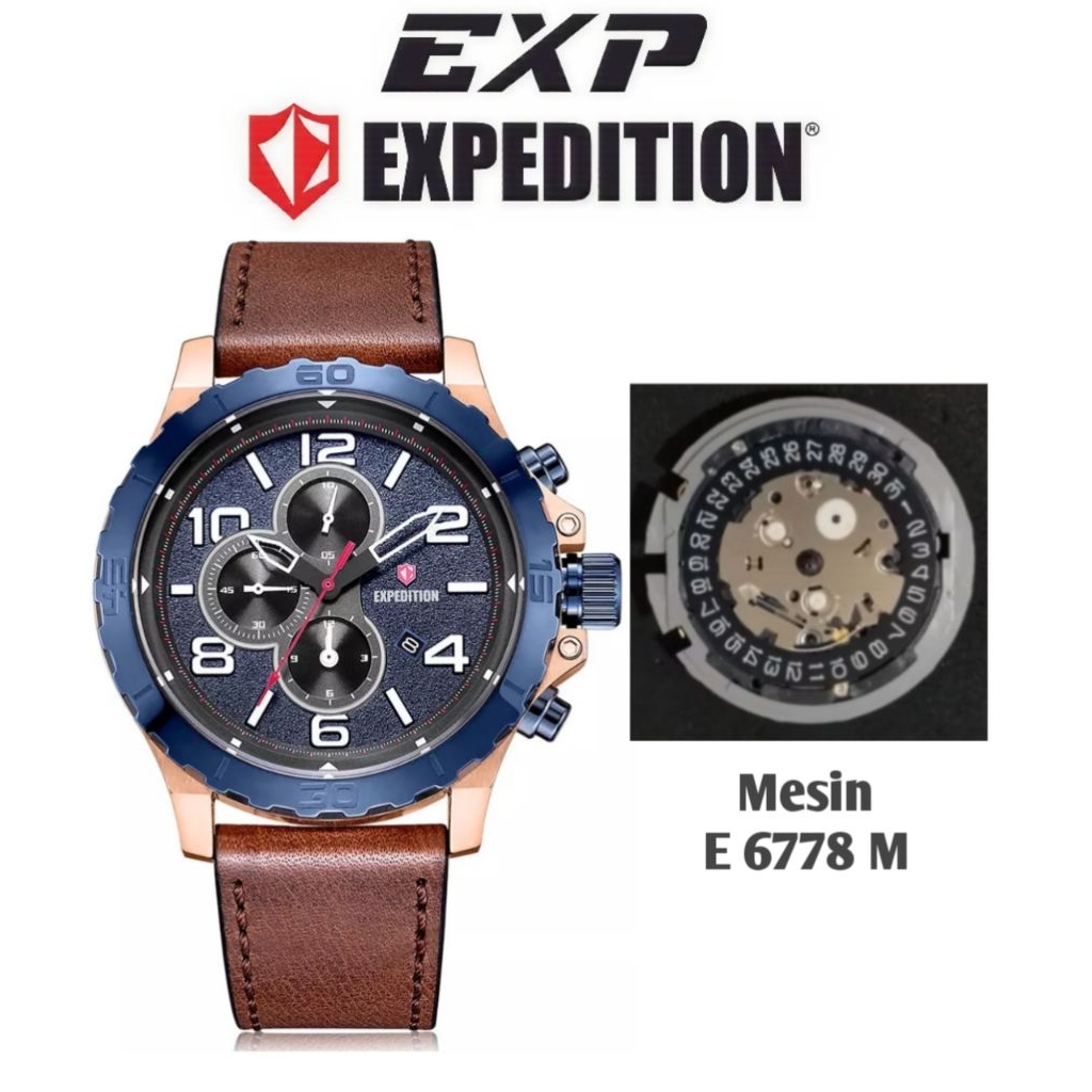 Jual Mesin Original untuk Jam Tangan Expedition Type E 6778 M | Shopee ...