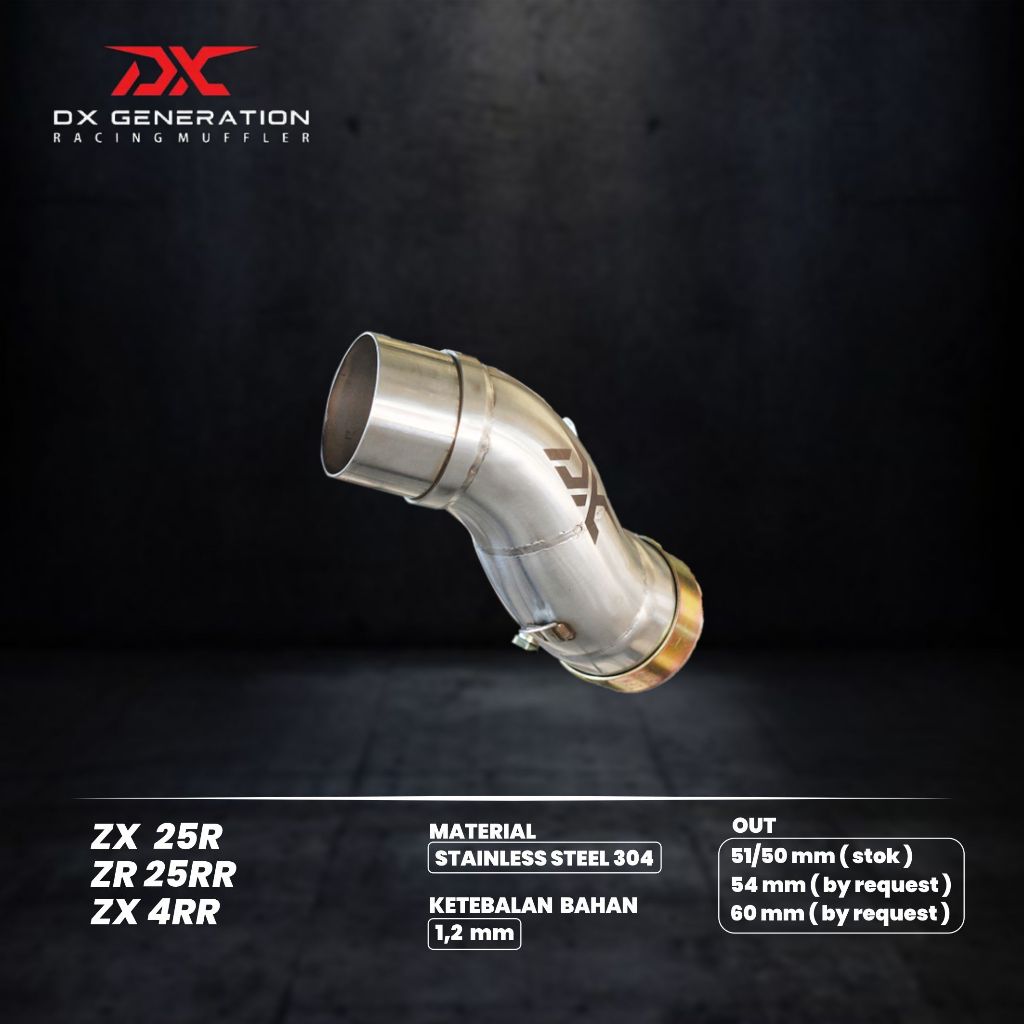 Jual Pipa Slip On ZX25R ZX25RR ZX4R DX Generation Racing | Shopee