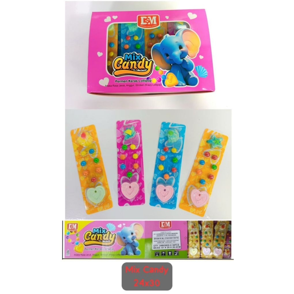 Jual Permen Mix Candy Aneka Rasa Buah isi 30 pcs | Shopee Indonesia