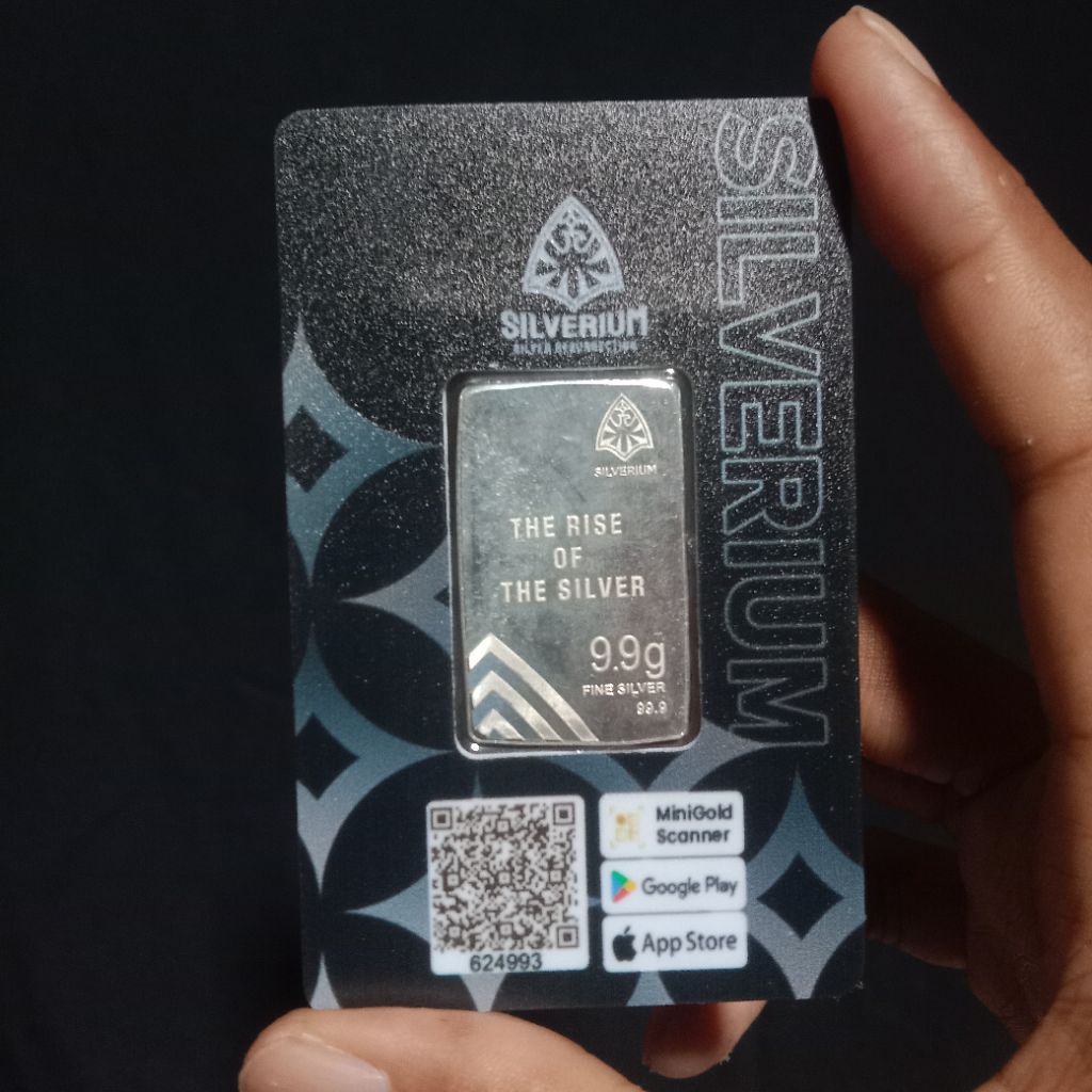 Jual Silverium 9,9gr – 3,3gr perak batangan | Shopee Indonesia