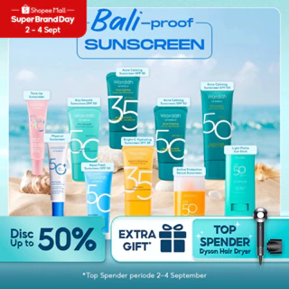 [SUPER BRAND DAY] WARDAH UV Shield Hydrating Sunscreen All Series - SPF 35 SPF 50 - Skincare