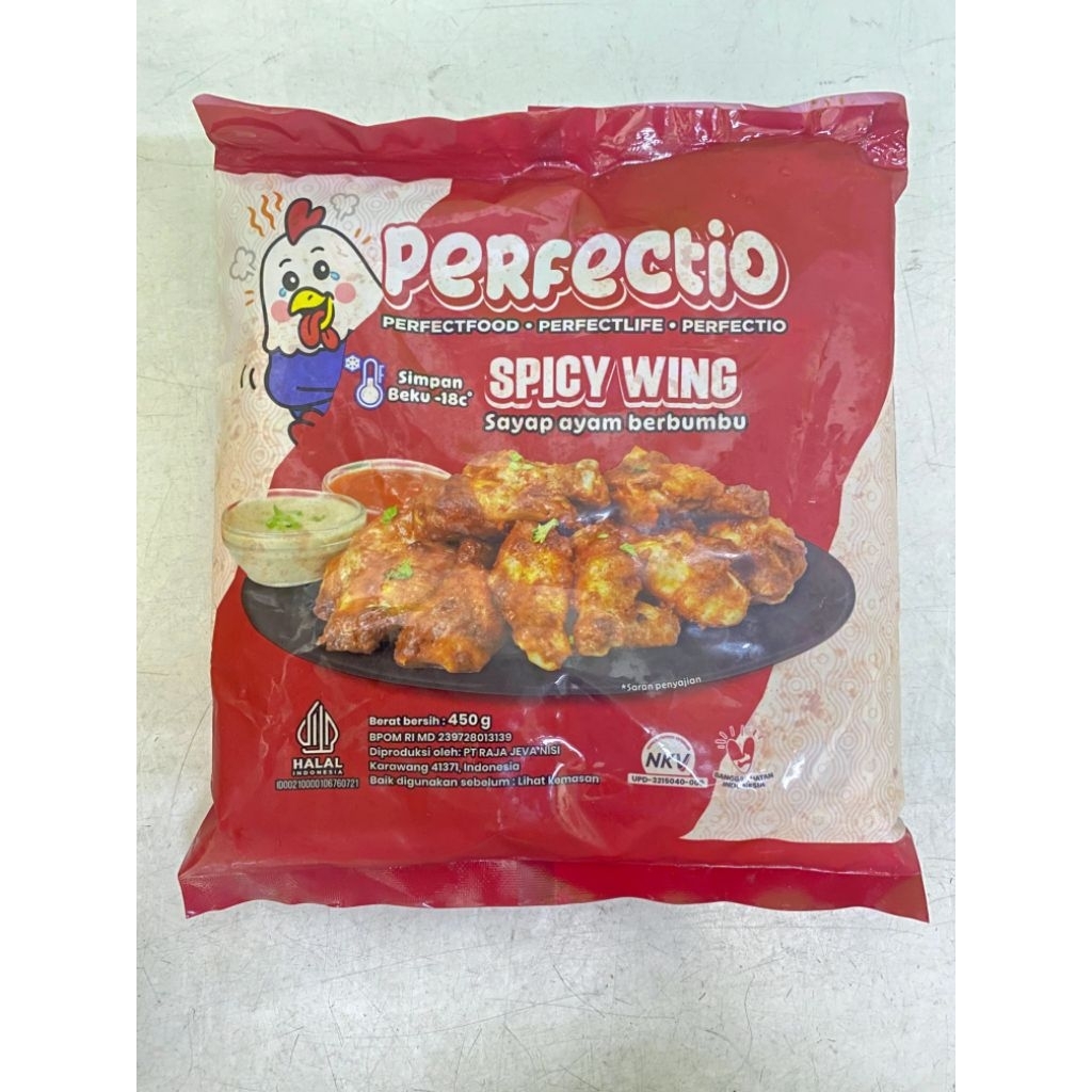 Jual Perfectio Spicy Wings 450gr | Shopee Indonesia