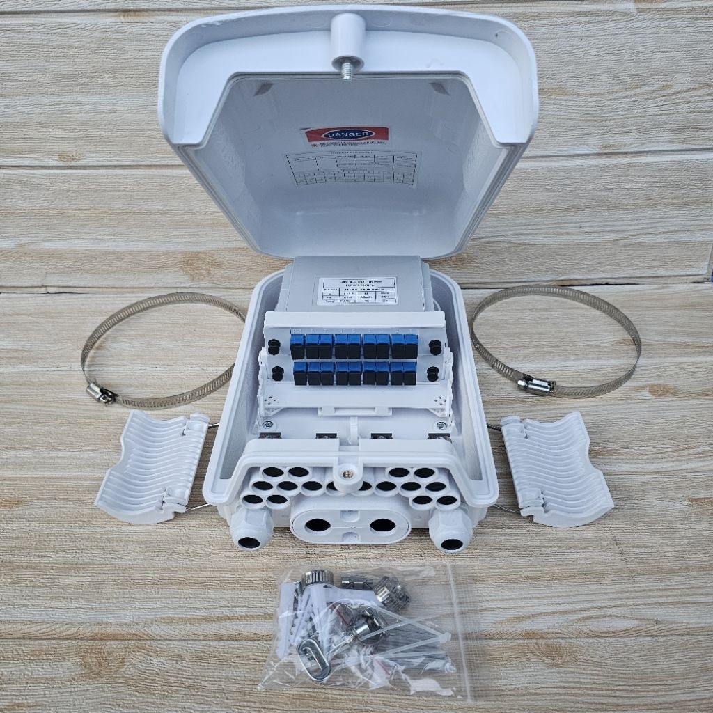 Jual odp 16 core kapsul lengkap box spliter 1:8 sc upc 2pcs | Shopee ...