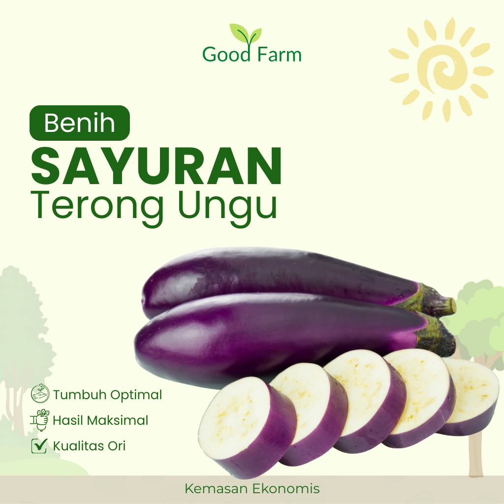GoodFarm - Benih Terong Ungu Ekonmis