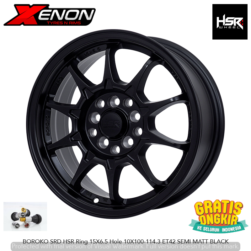 Jual Velg Racing R15 HSR SRD Ce28 Pcd 5x100 5x114,3 Ring 15 Buat Mobil ...
