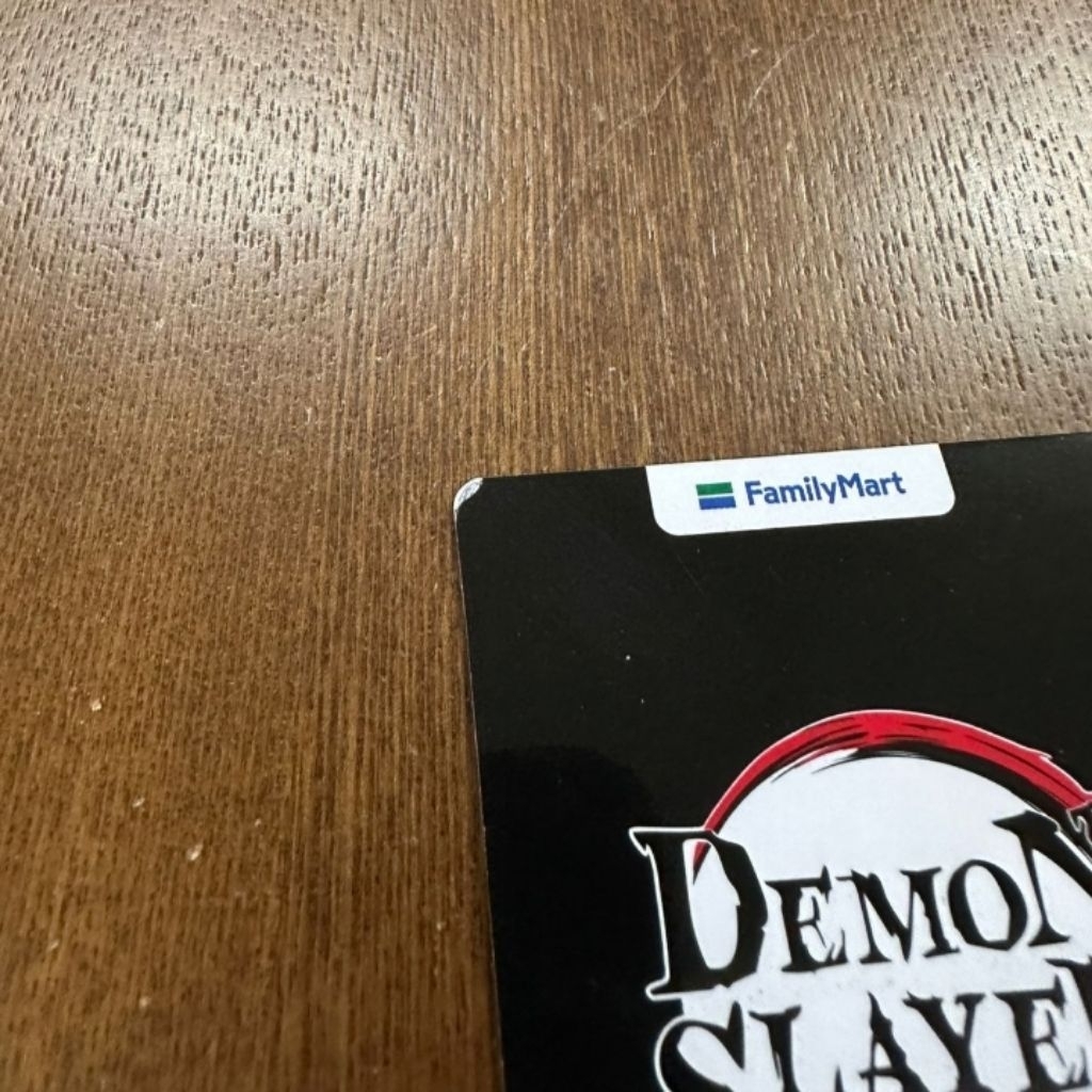 Jual [DEFECT PABRIK] Kartu Family Mart x Demon Slayer Agatsuma Zenitsu ...