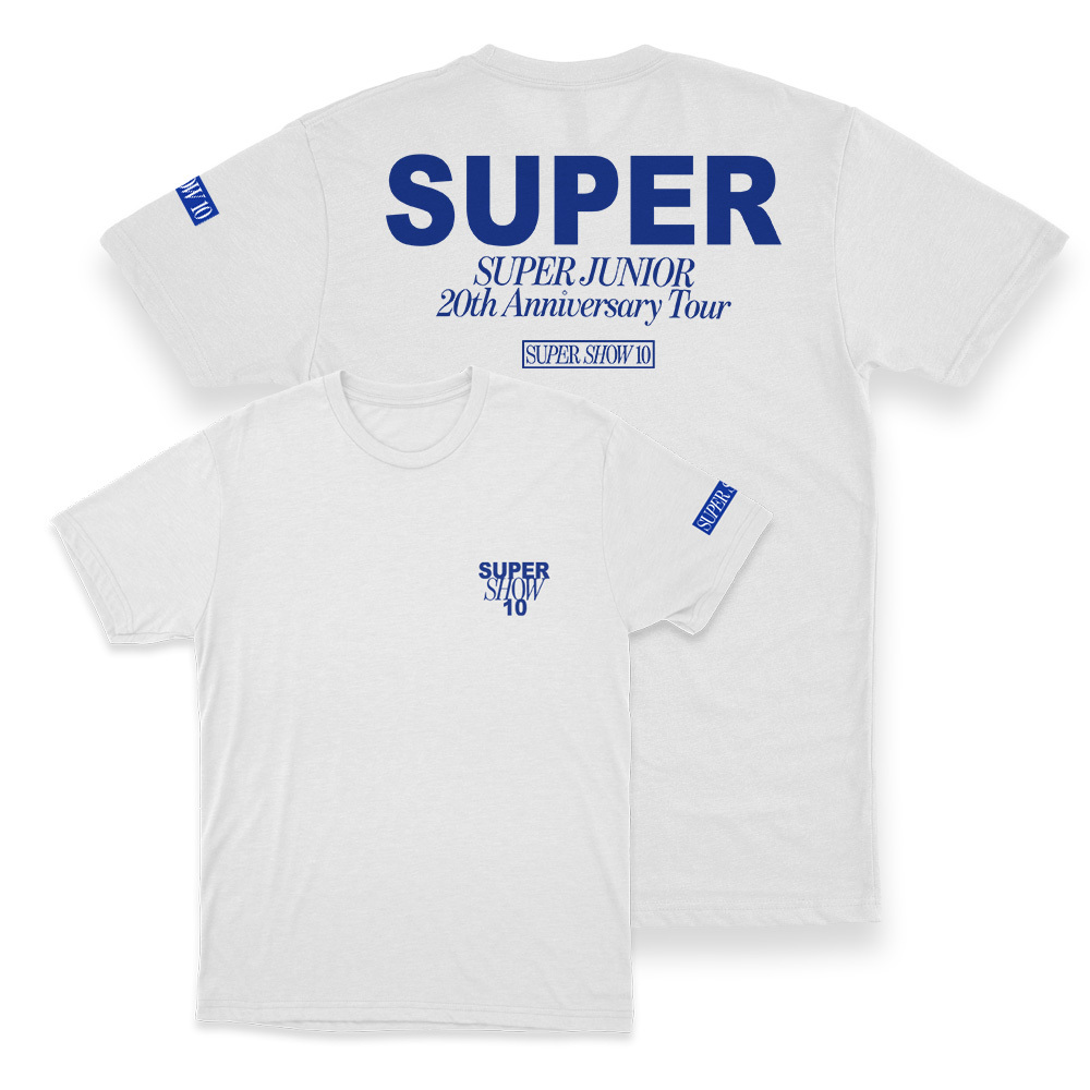 Jual kaos kpop suju super junior 20th super show 10 anniversary