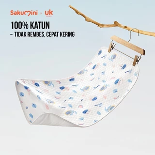 Sakumini Perlak Organik Bayi Alas Tatakan Ompol Cot Sheet Baby