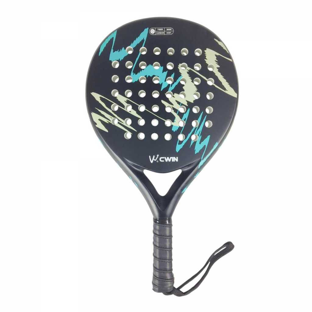 Jual Raket Padel Teardrop Carbon Glass Fiber 3.6cm Thickness 365g ...
