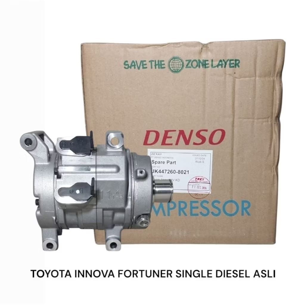 Jual Compresor Kompresor Ac Toyota Innova Single Diesel Fortuner Lama ...