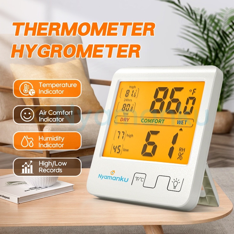 Jual Hygrometer Thermometer Humidity Meter Termometer Digital ...