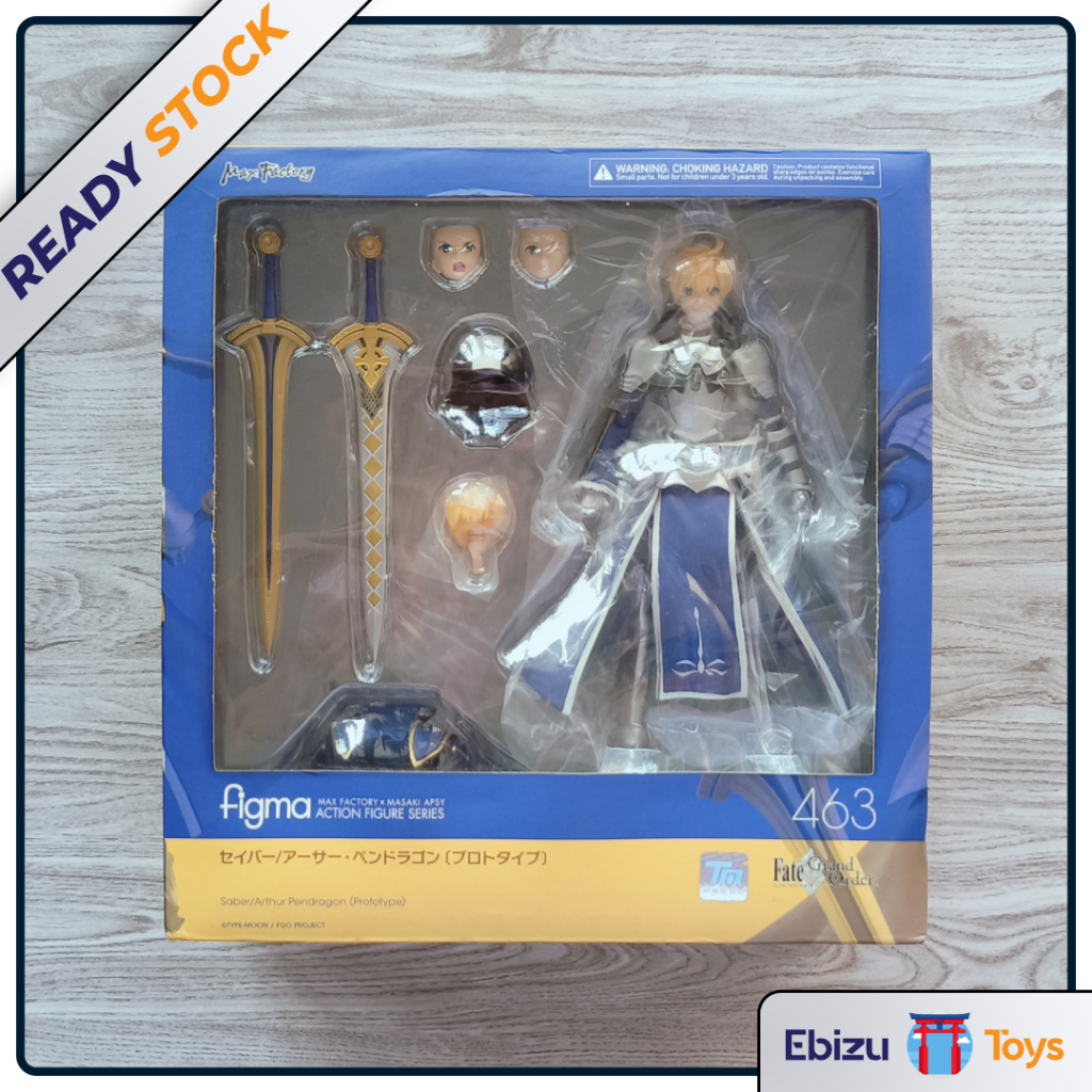 Jual Figma 463 Saber Arthur Pendragon Prototype FGO Fate Grand Order ...